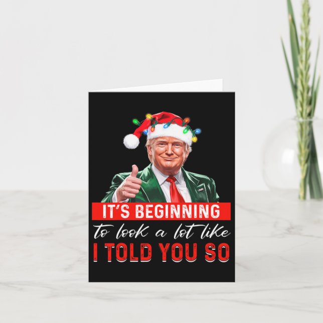 Tarjeta Empieza a parecer mucho que te lo dije Tr (Anverso)