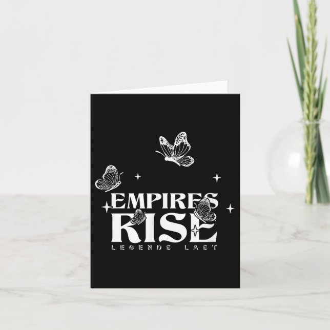 Tarjeta Empires Rie Leyenda La Última Mariposa Inspiradora (Anverso)