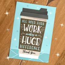 Empleado Todo tu trabajo duro hace una enorme dife