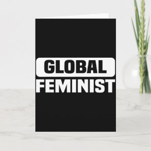 Tarjeta Empoderamiento de Igualdad Feminista Global para M