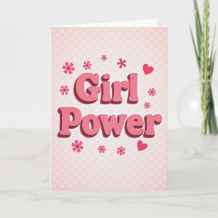 Tarjeta Empoderando el Poder de las Chicas