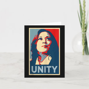 Tarjeta Empoderar la unidad Kamala Harris Poster de Espera