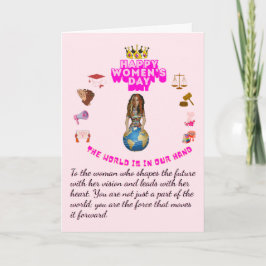 Tarjeta Empowered to lead happy women's day