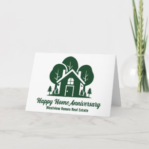 Tarjeta Empresa inmobiliaria Green Forest House Marketing
