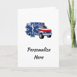 Tarjeta EMS Ambulancia