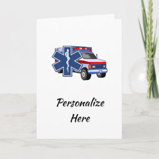 Tarjeta EMS Ambulancia