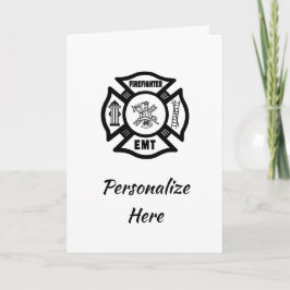 Tarjeta EMT para bomberos