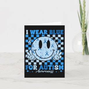 Tarjeta En Abril Me Pongo Azul Por La Conciencia Del Autis