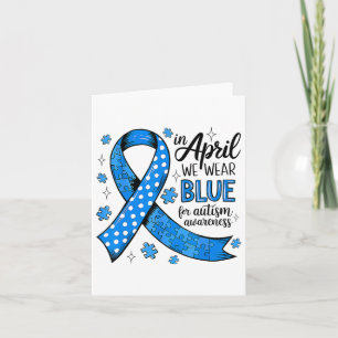 Tarjeta En Abril Usamos Azul Para Concientizar Sobre El Au