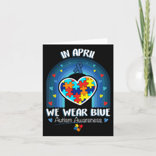 Tarjeta En Abril Usamos El Autismo Azul Como Awaren El Aut