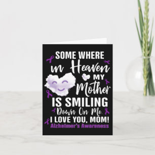 Tarjeta En Algún Lugar Del Cielo, Mi Madre Está Sonriendo 