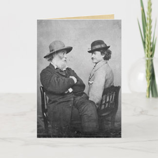 Tarjeta "En algún lugar esperándote" Whitman y Peter Doyle