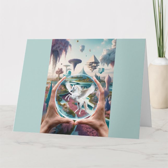 Tarjeta En algún lugar fuera - No hace creer (Anverso)