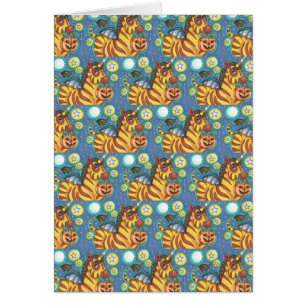 TARJETA EN BARCO DE MALETA DE TRUCO O DE TRATAMIEN