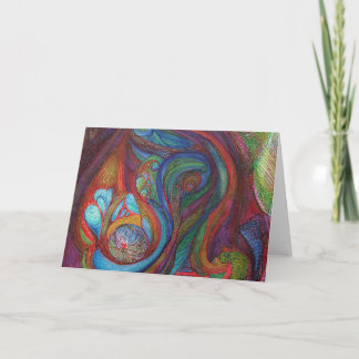 Tarjeta en blanco 5x7 con el título "Euforia" de M