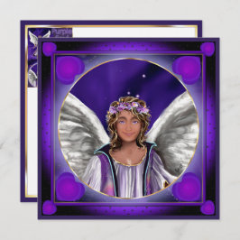 Tarjeta en blanco Alma Púrpura