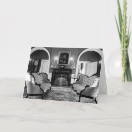 Tarjeta en blanco - arboleda de la belleza