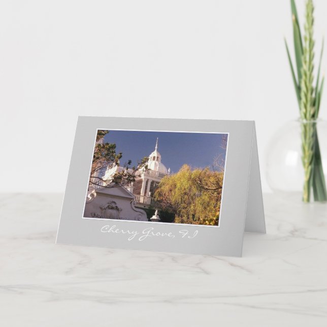 Tarjeta en blanco "Belvedere Guest House Tower" (Anverso)