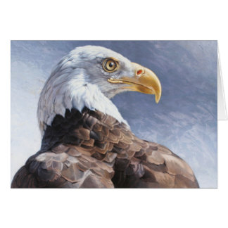 Tarjeta en blanco calva de Eagle de Andrew Denman