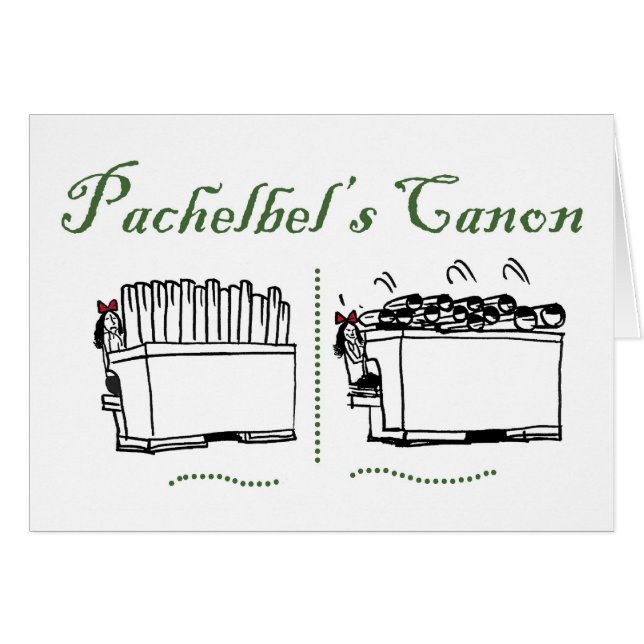 Tarjeta en blanco Canon Pachelbel (Anverso (Horizontal))
