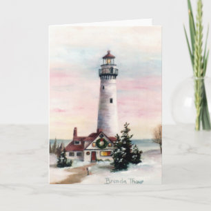 Tarjeta en blanco claro para navidades