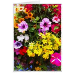 Tarjeta en blanco colgante de la cesta