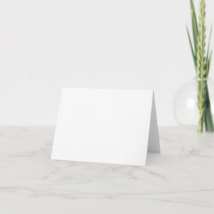 Tarjeta en blanco con fondo blanco