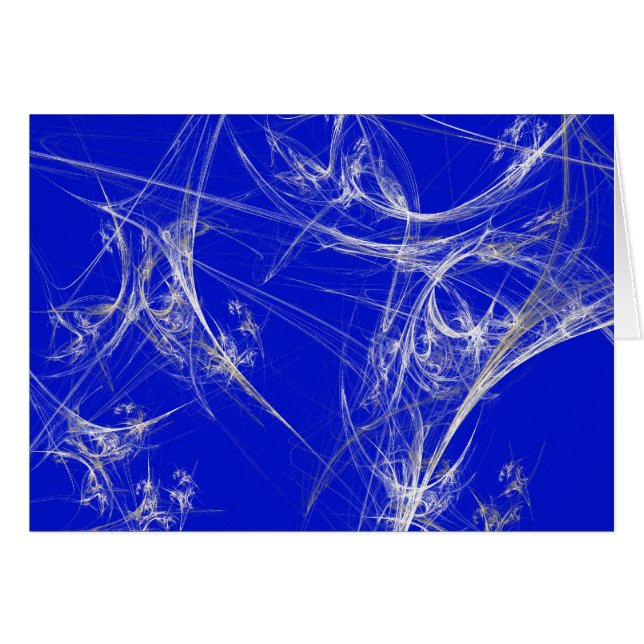 Tarjeta en blanco con fondo web de araña (Anverso (Horizontal))