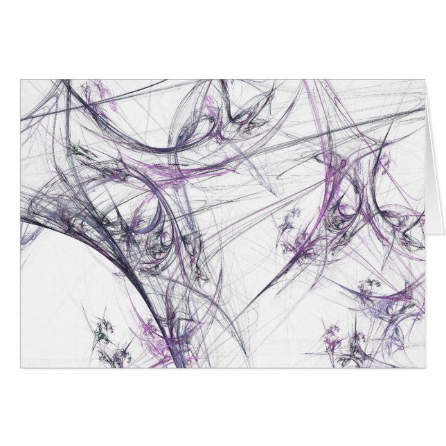 Tarjeta en blanco con fondo web de araña (Anverso (Horizontal))