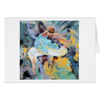 Tarjeta en blanco "confianza "