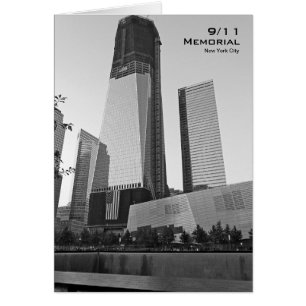 Tarjeta en blanco conmemorativa BW8 de 911 NYC