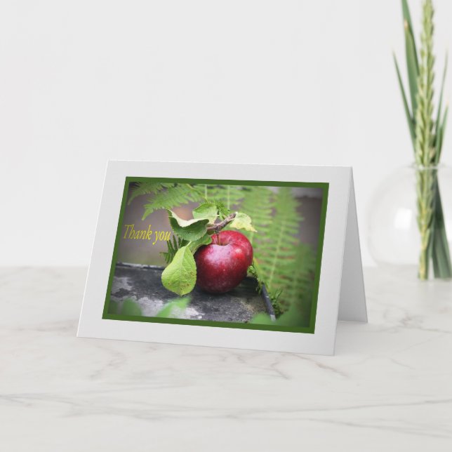 Tarjeta en blanco de agradecimiento (Anverso)