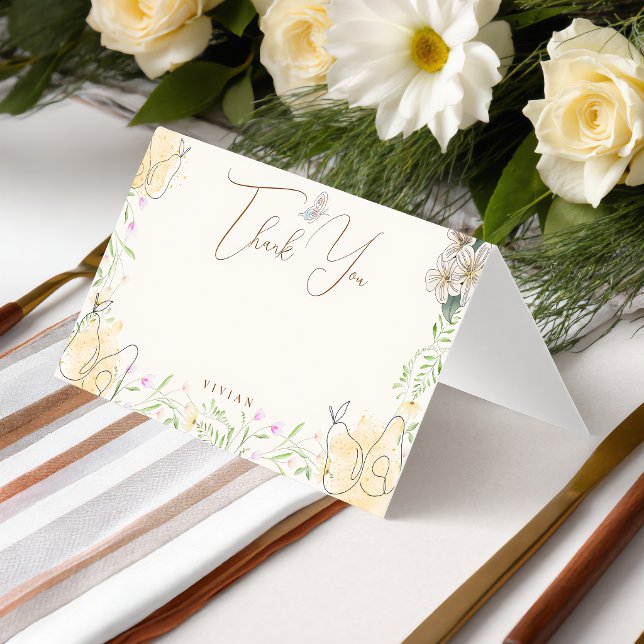Tarjeta en blanco de agradecimiento de jardín flor (Subido por el creador)