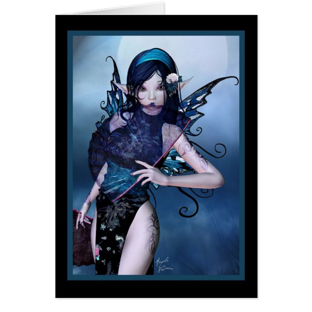 Tarjeta en blanco de Ayame (Frente)