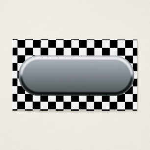 Tarjeta en blanco de bandera de control