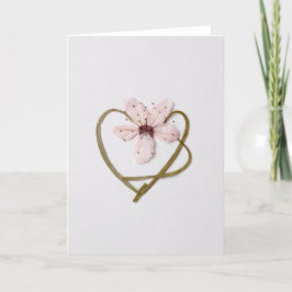 Tarjeta en blanco de bonito para cualquier ocasión