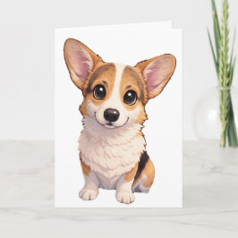 Tarjeta en blanco de Corgi 