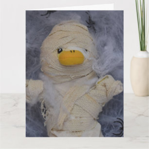 Tarjeta en blanco de Danny Duck la Momia