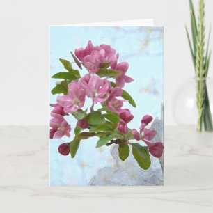 Tarjeta en blanco de flancos de árbol de foie