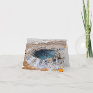 Tarjeta en blanco de fotografía natural