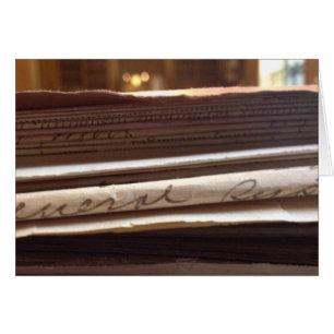tarjeta en blanco de genealogía - horizontal