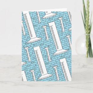 Tarjeta en blanco de graduación de Cylinder Happy 