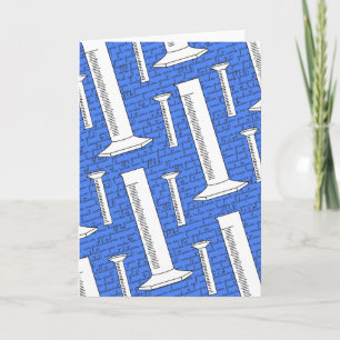 Tarjeta en blanco de graduación de Cylinder Happy