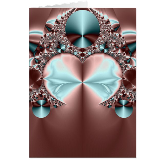 Tarjeta en blanco de hojas satinadas (Frente)