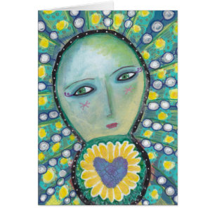 Tarjeta en blanco de Imogen