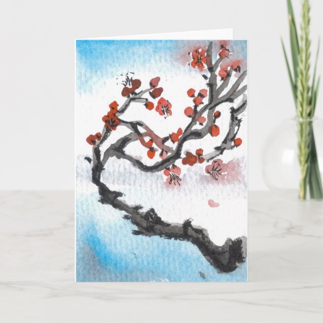 Tarjeta en blanco de la torsión de la flor de (Anverso)