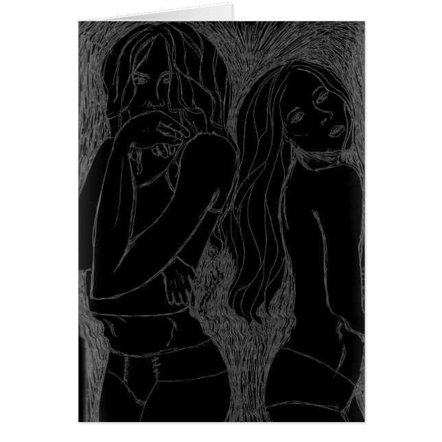 Tarjeta en blanco de los MODELOS POSING1 (Frente)