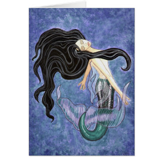 Tarjeta en blanco de Mermaiden