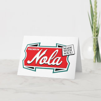 Tarjeta en blanco de New Orleans Luisiana