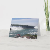Tarjeta en blanco de Niagara Falls
